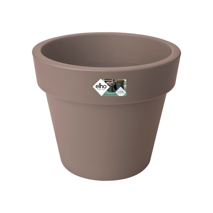 green basics top planter 30cm taupe